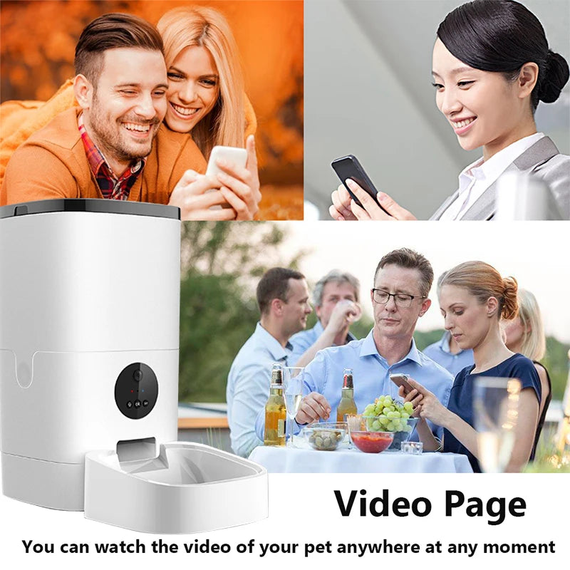 Wifi Pet Dog Automatic Pet Food Feeder Animal Feeders Pet Box