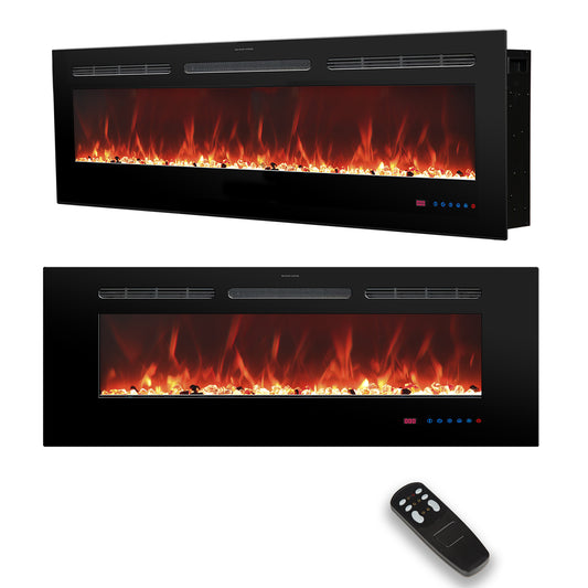 Electric Fireplace Heaters, 42R Inch Luxury Fireplace ,13 Colors